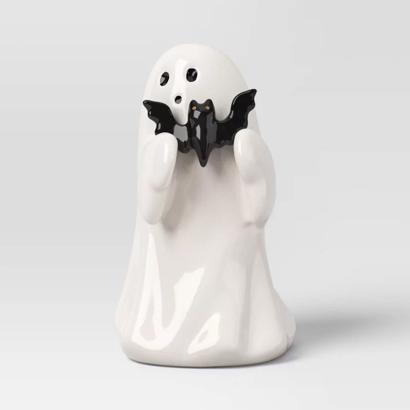 Target | Holiday | 45 Ceramic Ghost With Bat Halloween Figurine Hyde ...